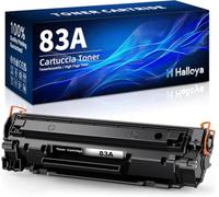 Halloya Toner 83A CF283A compatible avec HP LaserJet Pro MFP M127fw M125nw | Compatible avec HP LaserJet Pro MFP M125a M127fn M127fs M225dn M225dw M201dw M201n (1 noir)