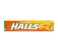 Halls - Bonbons au citron - sans sucre - lot de 6 paquets de 34 g