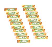 Halls® | Bonbons rafraîchissants sans sucre | Halls® Agrumes Citron Orange Lime | Bonbons au goût d'agrumes avec vitamine C - 20 pièces (640 Gr)
