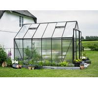 Halls Serre de jardin en aluminium et polycarbonate Magnum 128 - 9,9 m² - F09945