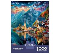 Hallstatt (Autriche) Puzzle 1000 Pièces Difficile-Jeu De Réflexion pour Adultes Et Enfants (14+),Jeu De Défi Intellectuel 52x38cm/1000pcs