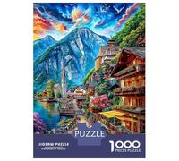 Hallstatt (Autriche) Puzzle 1000 Pièces, Puzzles Difficiles, Adaptés Aux Adultes Et Aux Enfants, Jeu De Défi Intellectuel 38x26cm/1000pcs
