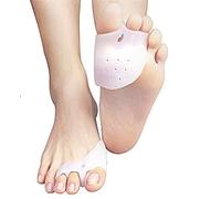 Hallux Valgus Bandage Hallux Valgus Zehenspreizer Silikon Bunion Korrektur Hammer Toe Corrector mit Vorfußkissen Kissen und Lüftungsöffnungen für Hallux Valgus Schmerzlinderung(1 Paar)