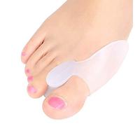 Hallux Valgus Correcteur d'orteils [6x] blanc en silicone de haute qualité - Très confortable - Taille Unique