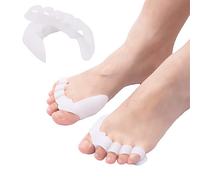 Hallux Valgus Séparateur d'orteil en silicone pour tous les orteils, séparateur d'orteils pour douleurs des oignons et orteils qui se chevauchent