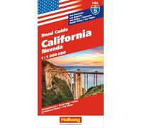Hallwag USA California Nevada Road Map