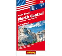 Hallwag USA North Central Road Guide: Great Plains, Indian Country.