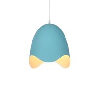 Hallways Led Hanging Light Simple Light Fixture Metal Lamp Cover Creative Color Hanging Lights For Ceiling Indoor Light For Foyer Bedrooms Entryway,Coffee Shop/Blue