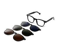 Hally & Son HS778V01, Lunettes de soleil Mixte, Black, 50