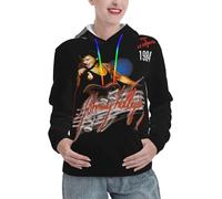 Hallyday Rock Singer Johnny Sweat à Capuche Femme - Hoodie Rock Vintage Doux et Confortable - Pull Décontracté à Manches Longues pour Fan de Musique - Cadeau pour Admiratrice de la Légende XX-Large