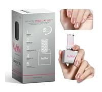 HALMAI de Vernis Gel OneCoat Effet Œil de Chat avec Aimant-5 en 1 pour Ongles (Base,Couleur,Builder,Renfort,Top Coat) -Manucure DIY et Facile-Cadeau pour Débutants & Usage Domestique (Rose pâle)