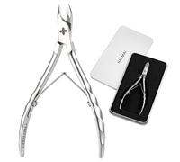 HALMAI Professional Cuticle Nippers - Extremely Sharp Stainless Steel Manicure & Pedicure Tool, Precision Nail Cuticle Trimmer and Cutter Remover for Salon & Home, Beginner-Friendly Design