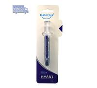 Halnziye 3 x Pâte Thermique pour CPU hy881 2 g Gris 5.6 W/m-k Thermal Grease 3 x