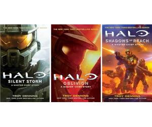 Halo: A Master Chief Story Series 3 Books Collection Set by Troy Denning - Silent Storm, Oblivion & Shadows of Reach