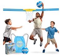 HALO BALL Panier de basket-ball portable avec hauteur réglable - Jouez à un jeu flottant en plein air à la plage, pelouse, jardin, piscine, herbe - Nouveau sport pour garçons, filles, famille