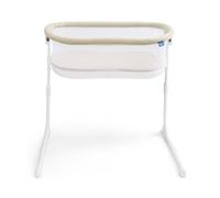 HALO® BassiNest® Lite™ - Couffin respirant pour bébé avec parois en maille pour la circulation de l'air et la visibilité, paroi abaissée pour un accès facile, portable et léger, s'adapte à la plupart