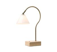 Halo Design - Question Portable Lampe de Table Antique Laiton/Opale