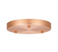 Halo Design - Rosace pour 3 Lampes Ø22 Copper