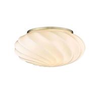 Halo Design - Twist Applique Murale/Plafonnier Opal/Antique Brass