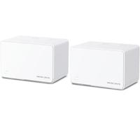 Halo H3000X(2-Pack) Tp-Link Wifi Mesh Routeur Wifi 6 Bi-Bande Ax3000Mbps, Couverture Jusqu'À 460 M², Canaux 160 Mhz, 3 Ports Gigabit, Repeteur Wifi, Contrôles Parentaux Puissants[X35]