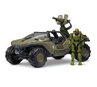 Halo Jouet Jazwares « Le Monde de Véhicule Warthog et Figurine Master Chief HLW0016