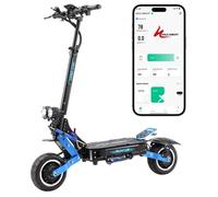 Halo Knight T108 Pro Trottinette Électrique 11'' Pneu Tout-Terrain 3000W* 2 Moteurs 60 V 38.4Ah Batterie 80 km d'Autonomie