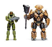 Halo Lot de Deux Figurines « World of de 10,2 cm - Master Chief vs Brute Chieftain