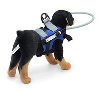 Halo pour chiens aveugles, appareil de guidage pour harnais pour chiens aveugles, anneau anti-collision pour animaux de compagnie, pour protéger et construire (bleu)
