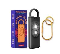 Halo Siren Alarme de sécurité personnelle pour Femme - Son Fort de 130 DB, Alarme sonore compacte avec Porte-clés d'autodéfense, avec Stroboscope Clignotant et Lampe de Poche LED (A1)