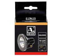Halogen-Head-Lamp, 6V/2.4W, black plastic, reflector ring, with german approval no. , with double connection, box