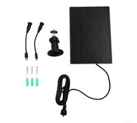 HaloModora Panneau Solaire étanche IP66 pour caméra de Chasse, Batterie intégrée 6000 mAh, Sortie 3 W 5 V, Compatible avec WingHome, Bushnell, Spypoint