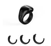 HaloModora Smart Tasbih Bague pour Zikr avec prise en charge de l'application, compteur numérique étanche de charge magnétique, 99999, rappel de prière pour musulmans, tailles 18, 20, 22 mm