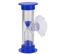 Haloppe Sablier de brossage des dents pour enfants - Minuteur de 2 minutes - Gestion efficace du temps avec ventouse - Bleu