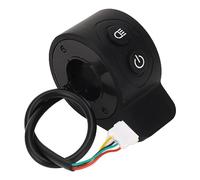 HaloVerde Accélérateur au pouce pour scooter électrique avec interrupteur intégré pour contrôle de vitesse sensible, design de poignée amélioré, pièce de rechange en ABS