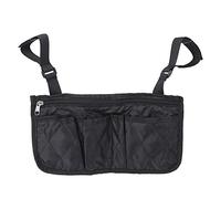 HaloVerde Accoudoir Pratique pour Fauteuil Roulant avec Grande Poche de Rangement pour Scooters et poussettes, portée instantanée pour Les nécessités, Sac latéral pour Fauteuil