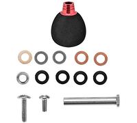 HaloVerde Bouton de poignée de moulinet confortable avec matériel de montage direct pour moulinets de marque S/D offrant un meilleur effet de levier, modification du bouton de (Rouge)