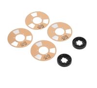 HaloVerde Cassette Bobine à Bobine avec bobines Amovibles de 40 mm pour l'enregistrement de Musique et Les projets sonores, Une Cassette d'enregistrement Vierge avec des pièces en (Gold)