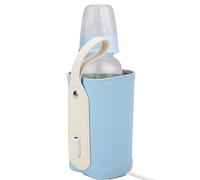 HaloVerde Chauffe-biberon pour bébé avec Isolation à Quatre Couches pour Les tétées Nocturnes, Un Chauffe-biberon USB avec Un Couvercle Chauffe-biberon réglable (Blue)