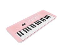 HaloVerde Clavier numérique 37 touches avec entrée microphone, 200 tonalités 200 rythmes, instrument de piano compact pour les compétences musicales (Rose)