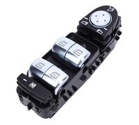HaloVerde Commutateur de commande de fenêtre électrique 2059056811 côté conducteur avant compatible avec classe C GLC classe 2015-2018 lève-vitre Master Power de remplacement à
