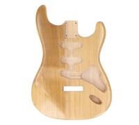 HaloVerde Corps de guitare vierge avec manche large et compatibilité micro pour la création d'instruments personnalisés, présente d'excellentes propriétés acoustiques en bois de