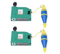 HaloVerde Ensemble d'outils de mesure de construction 2 pièces, un fil à plomb magnétique de 5 m avec forte adsorption pour le bois et la maçonnerie, un outil de nivellement