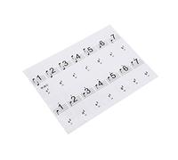 HaloVerde Étiquettes de clavier à 88 touches, autocollants colorés amovibles pour une reconnaissance facile des notes, idéal pour les débutants et les enfants qui apprennent le (Transparente)