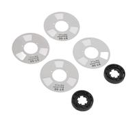 HaloVerde Kit Cassette Bobine à Bobine avec pièces de Bobine Amovibles pour Enregistrement de Musique et Mixtapes personnalisées offrant des Effets visuels Uniques avec bobines en