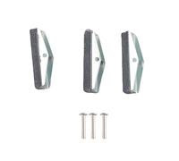 HaloVerde Kit de 3 pierres de rechange pour cylindre de moteur avec clips de montage, convient aux outils d'affûtage de cylindre à 3 mâchoires pour le resurfaçage et la réparation (1-1/8英寸)