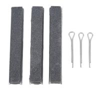 HaloVerde Kit de 3 pierres de rechange pour cylindre de moteur avec clips de montage, convient aux outils d'affûtage de cylindre à 3 mâchoires pour le resurfaçage et la réparation (2英寸)