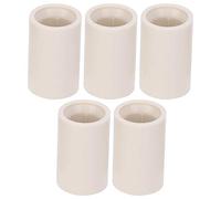 HaloVerde Kit de 40 Embouts en Fibre Blanche pour pièces de réparation de bâtons de Queue de Billard, Tubes de Rechange filetés pour queues de Billard pour Arbres de 13 mm, (12MM 0,8 Pouces)