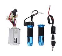 HaloVerde Kit de contrôleur de Moteur de vélo 48 V 1000 W avec accélérateur Rotatif et Interrupteur d'allumage pour freinage Sensible et Changement de Direction pour vélos