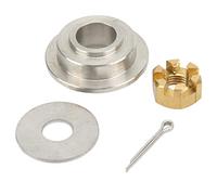 HaloVerde Kit de matériel pour hélice en Acier Inoxydable avec écrou Hexagonal à Fente et rondelle Compatible avec Le kit d'entretoise d'hélice Marine 17031501 Ya-PKT pour Bateaux