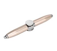 HaloVerde LED Light Fidget Pen, un stylo rotatif anti-stress à double usage et un instrument d'écriture à bille pour une utilisation discrète et silencieuse dans les salles de (Gold)